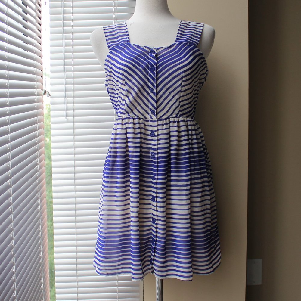 Delia's NWT Royal Blue Striped Dress